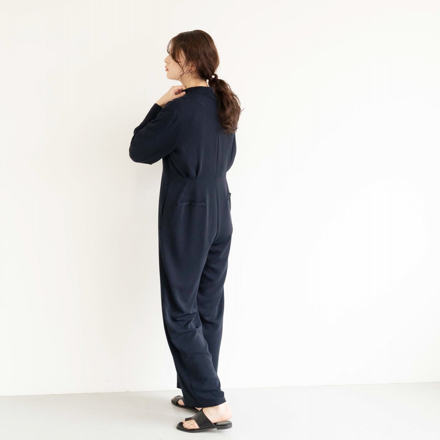 Waist-cinching jumpsuit