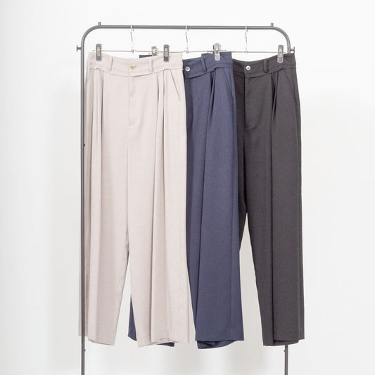 Japanese fabric Alicia Lino wide-leg casual pants
