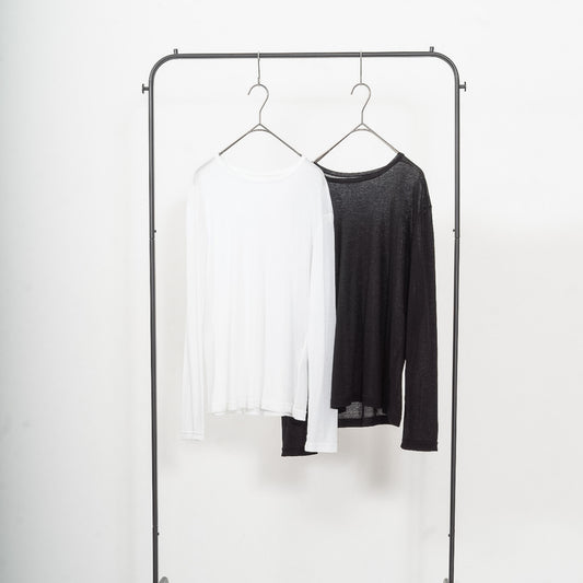 Kanade brushed transparent T-shirt