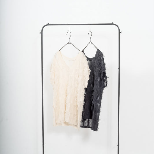 short tassel long vest