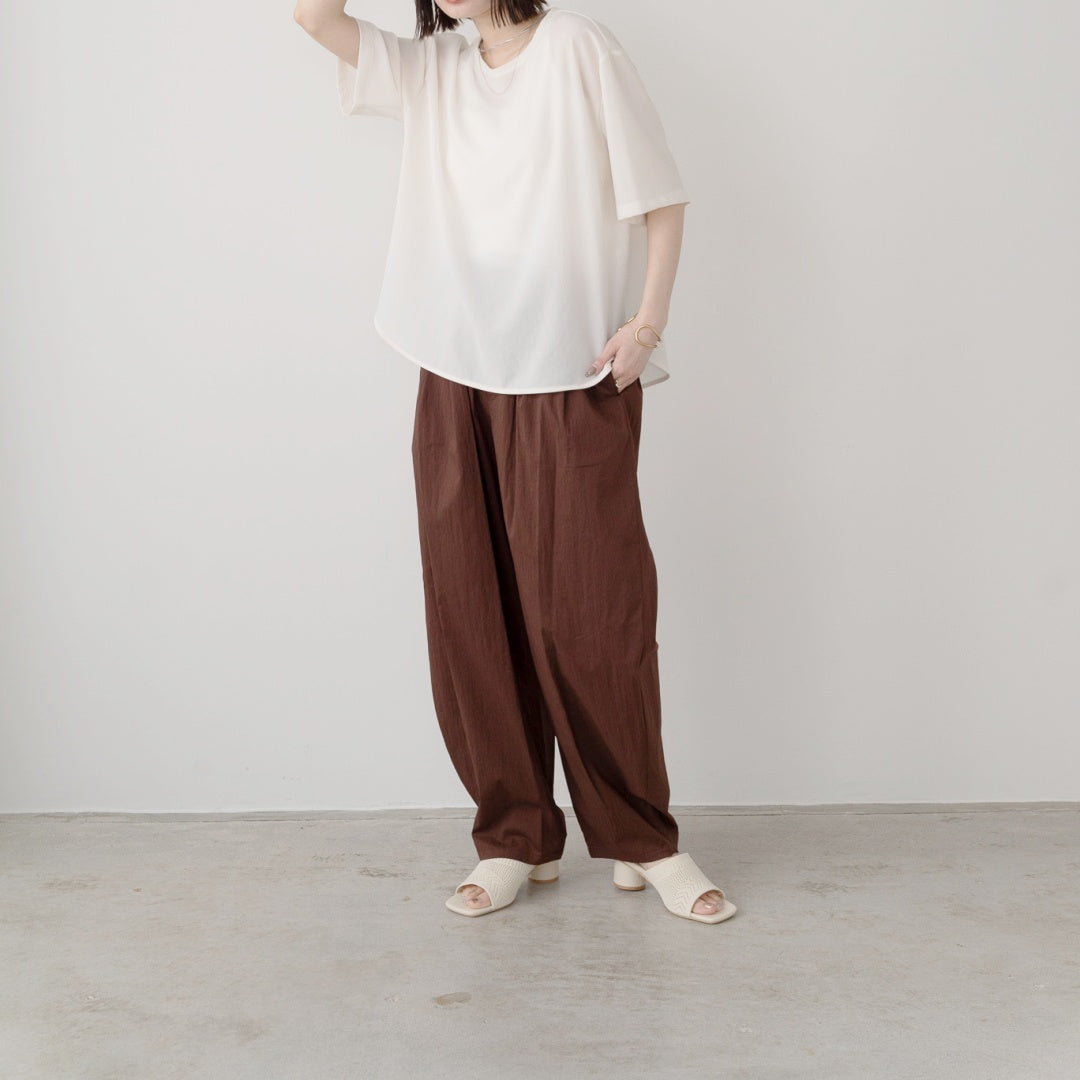 Cotton Nylon Typewriter Moroccan Pants