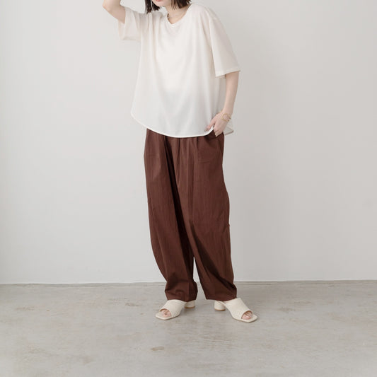 Cotton Nylon Typewriter Moroccan Pants